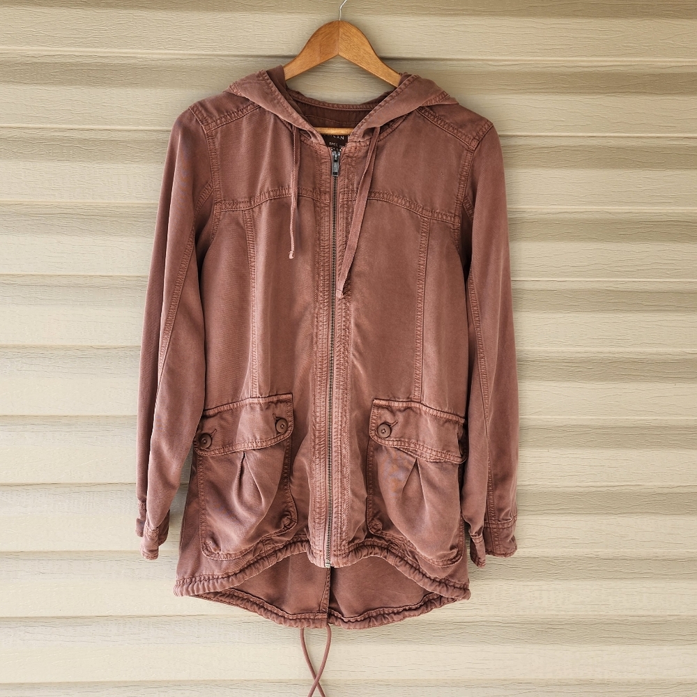 American Eagle women's mauve utility jacket